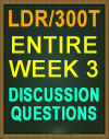 LDR/300T Week 3 Discussion Question